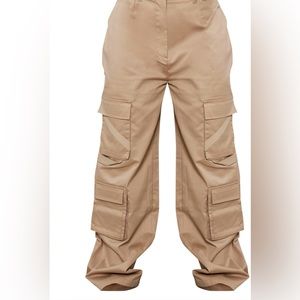 Wide-leg Cargo Pants